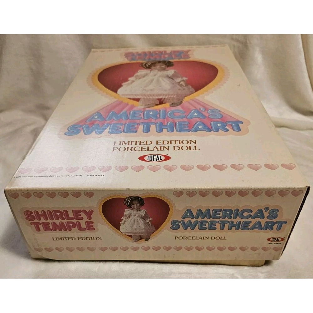 Vintage Shirley Temple Ideal American's Sweetheart Porcelain Doll 1983 #6809 - Picture 7 of 14